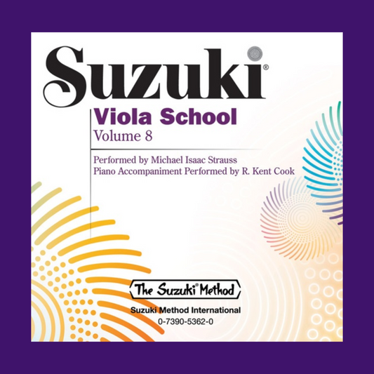 Suzuki Viola School: Volume 8 Accompaniment Cd