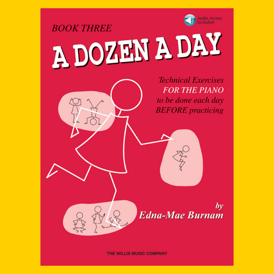 A Dozen A Day For The Piano - Book 3 (Book/Ola)