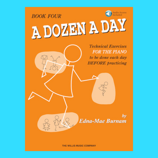 A Dozen A Day For The Piano - Book 4 (Book/Ola)