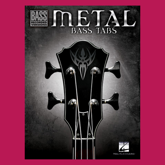 Metal Bass Tabs Book - 18 Heavy Hitting Classics