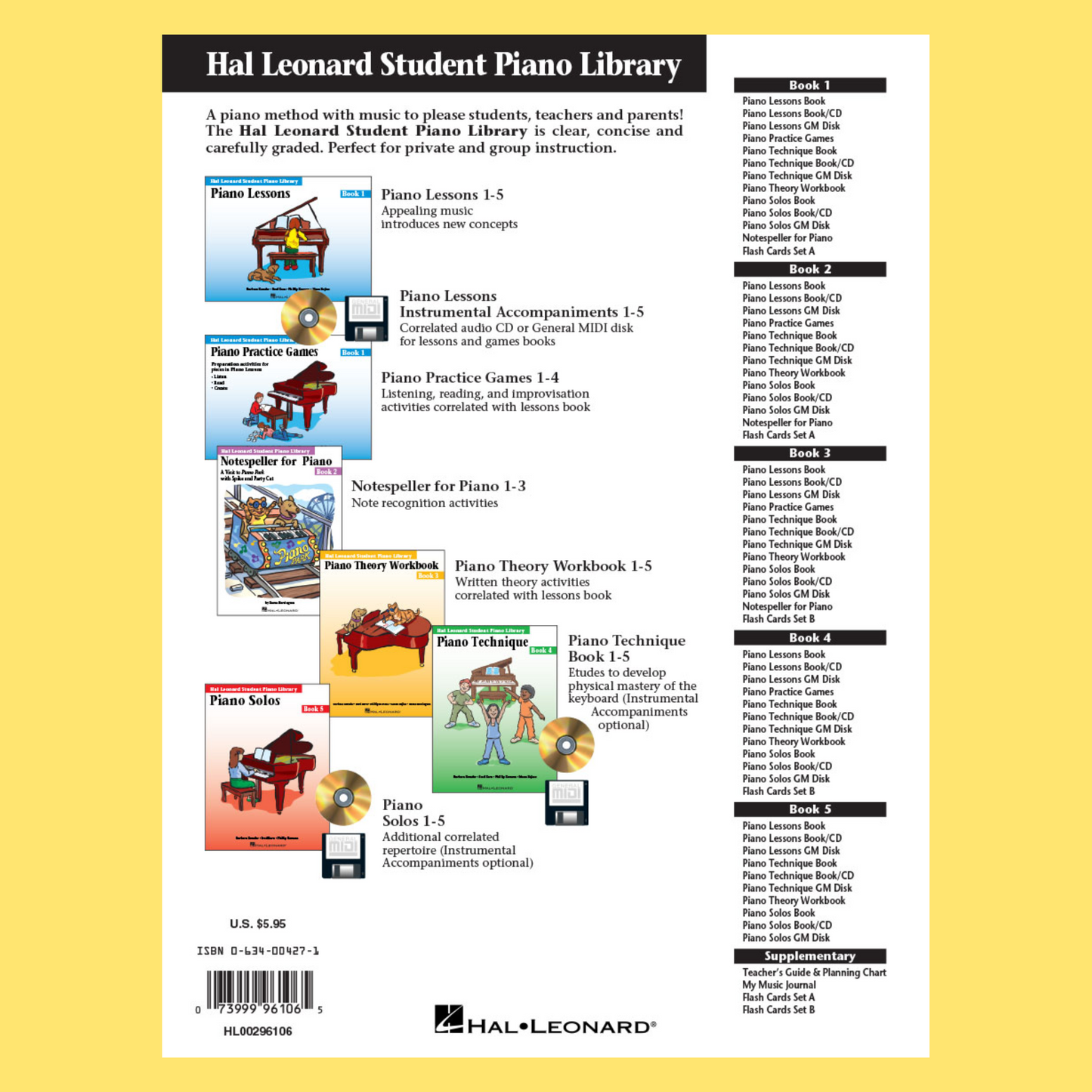 Hal Leonard Student Piano Library - Piano Technique Level 2 Book