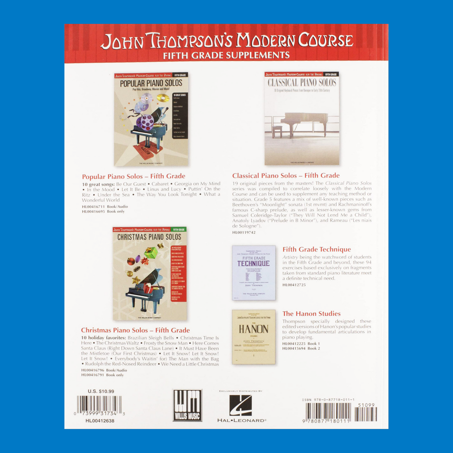 John Thompson's Modern Course for the Piano - Grade 5 Book