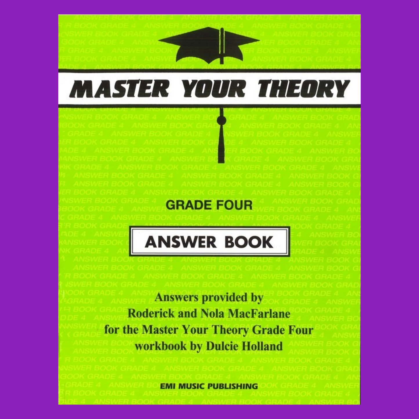 Master Your Theory - Answer Book Grade 4 MYT (Revised Edition)