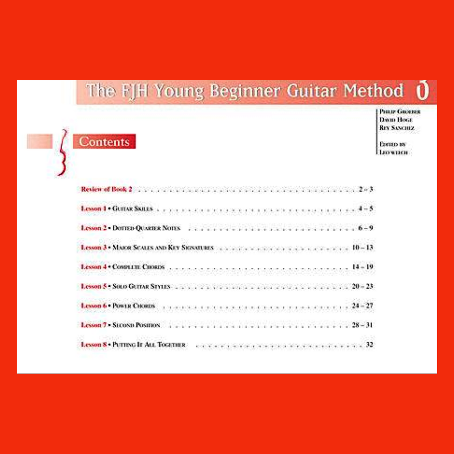 The FJH Young Beginner Guitar Method - Theory Activity Book 3