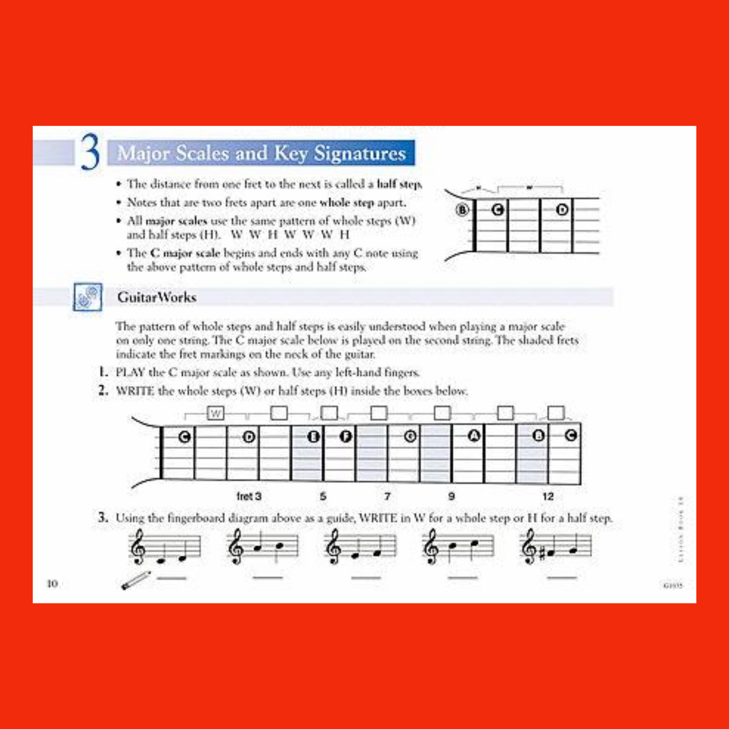 The FJH Young Beginner Guitar Method - Theory Activity Book 3
