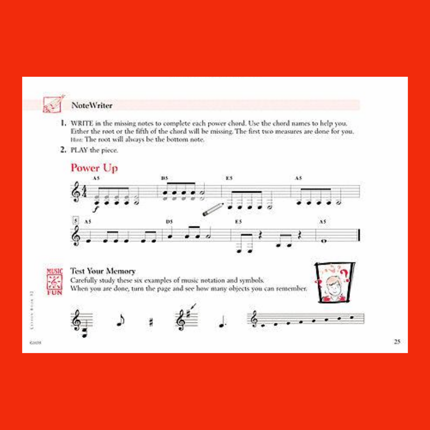 The FJH Young Beginner Guitar Method - Theory Activity Book 3