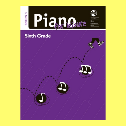 AMEB Piano For Leisure Series 3 - Grade 6 Book