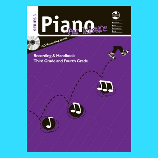 AMEB Piano For Leisure Series 3 - Recording Cd & Handbook Grade 3 to 4