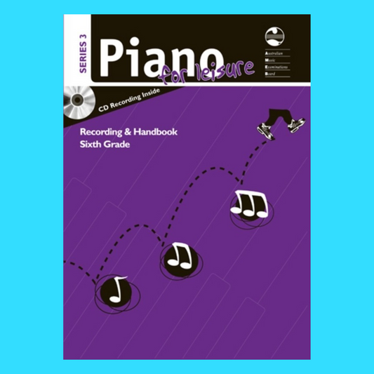 AMEB Piano For Leisure Series 3 - Recording Cd & Handbook Grade 6