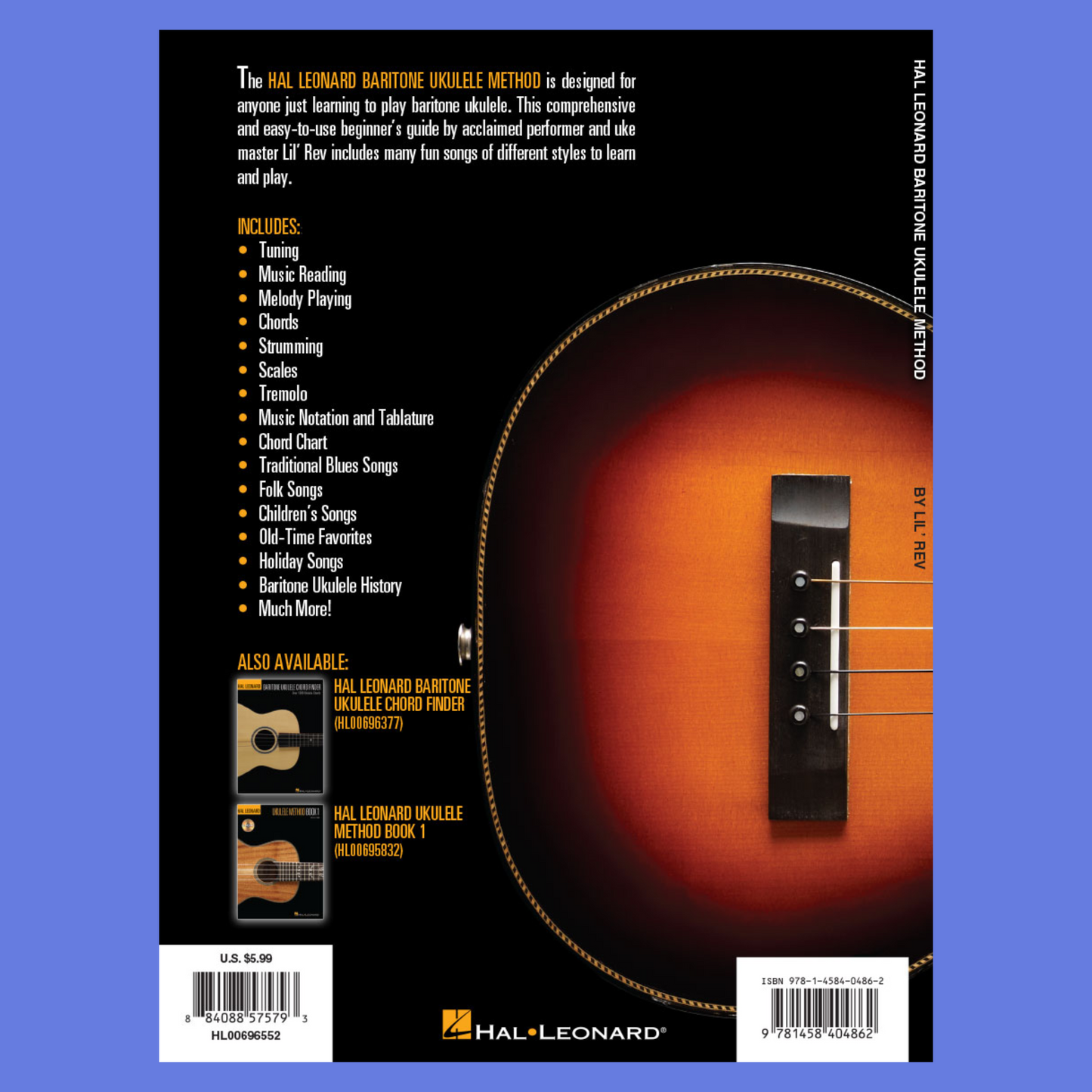 Hal Leonard Baritone Ukulele Method Book 1