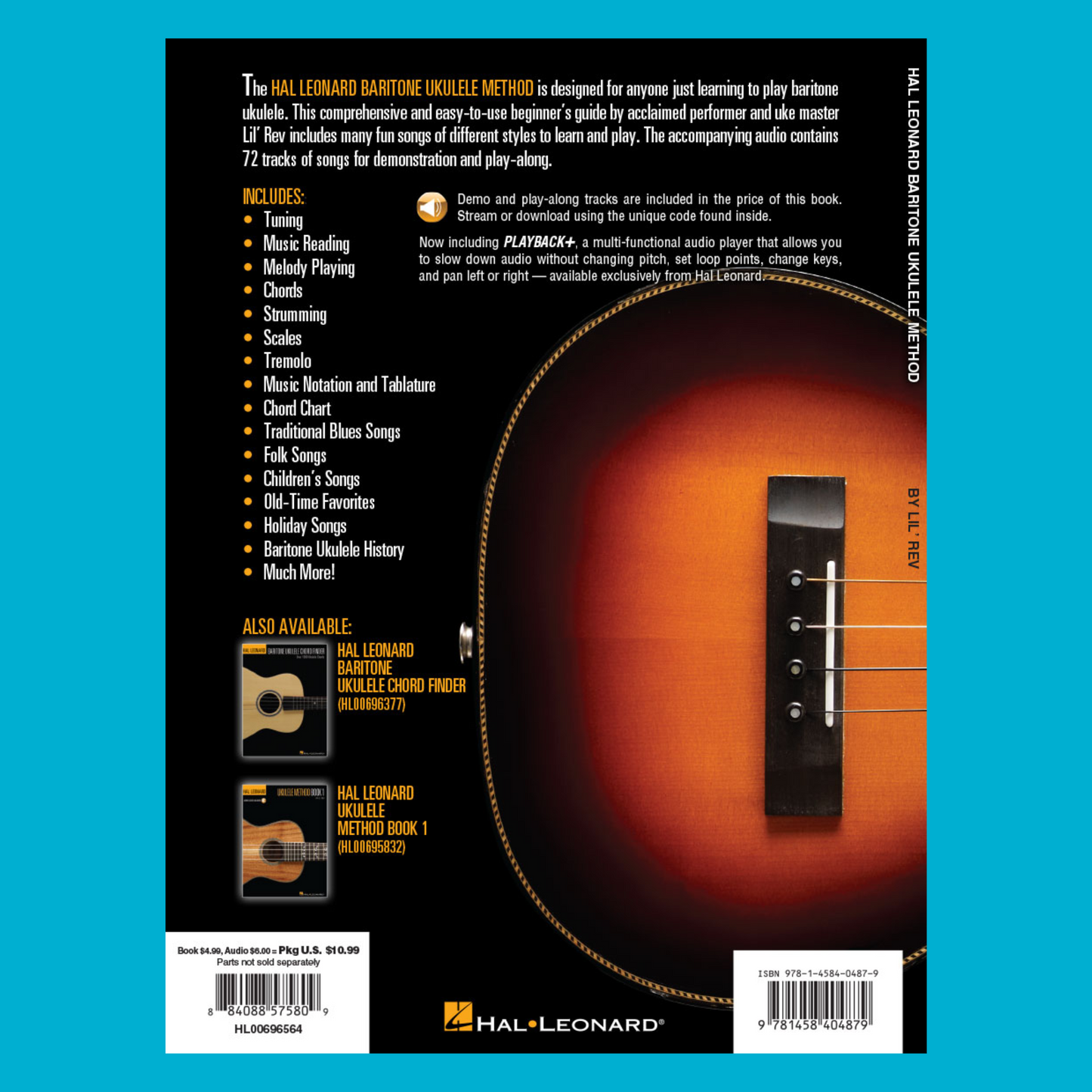 Hal Leonard - Baritone Ukulele Method Book 1 (Book/Ola)