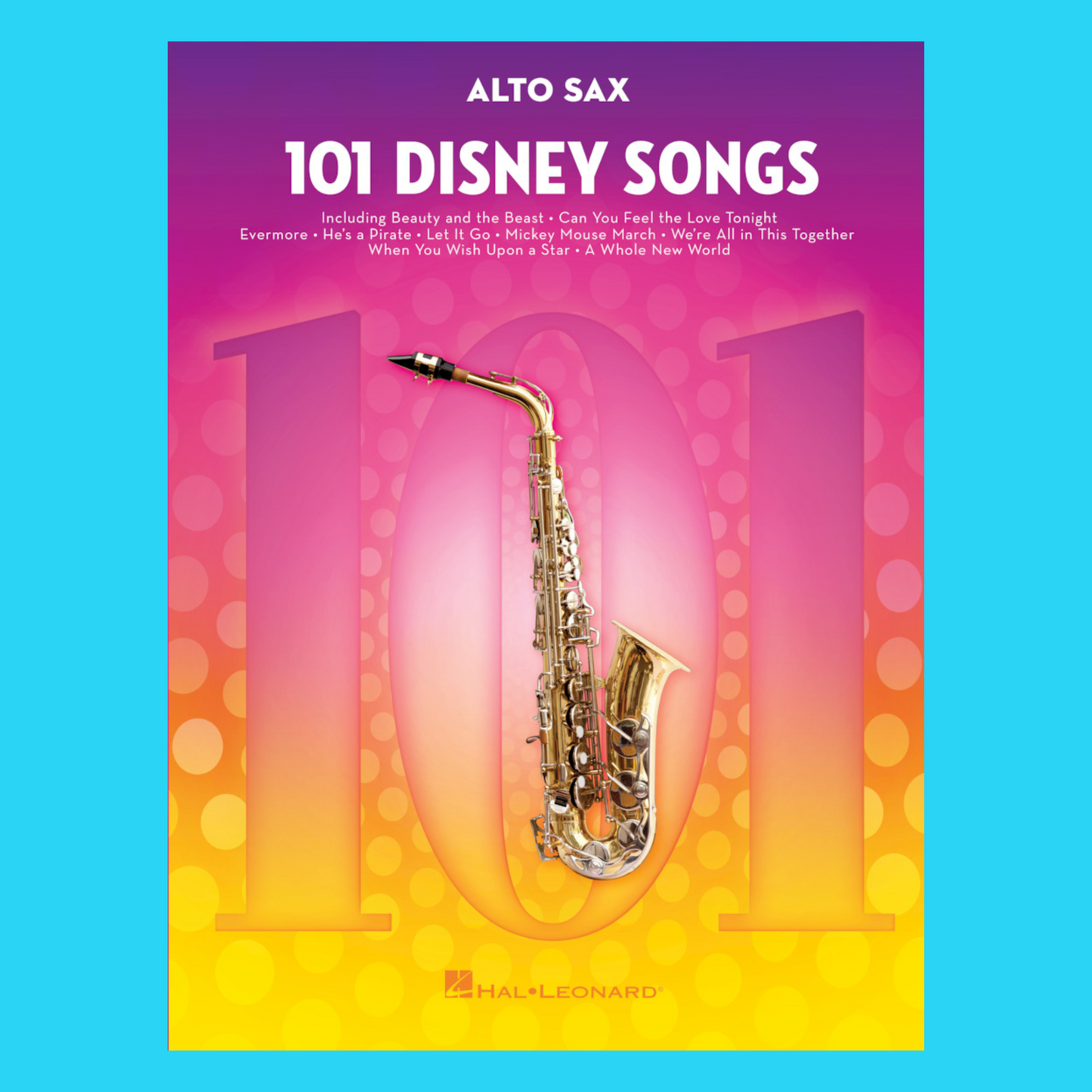 101 Disney Songs For Alto Saxophone Book