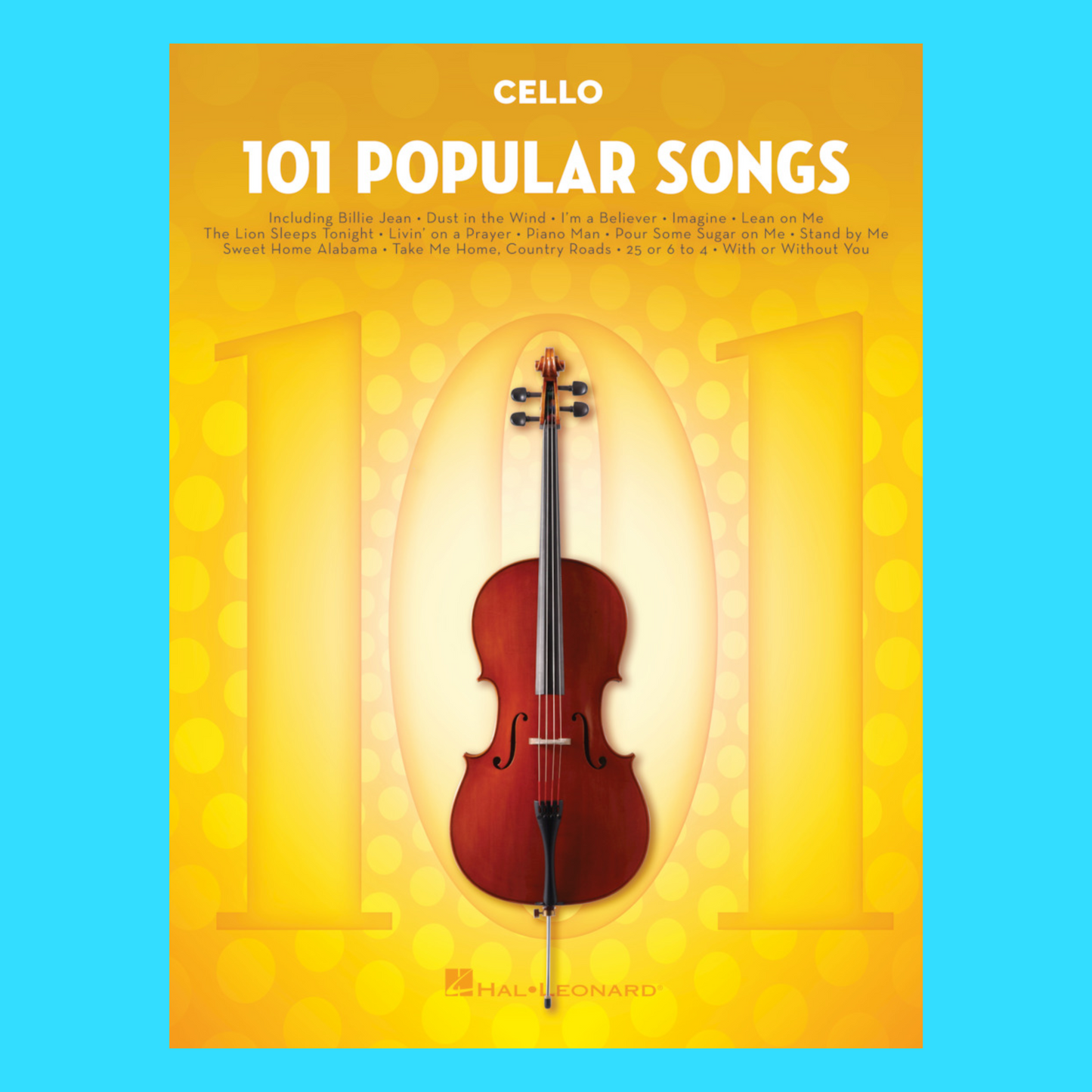 101 Popular Songs For Cello Book