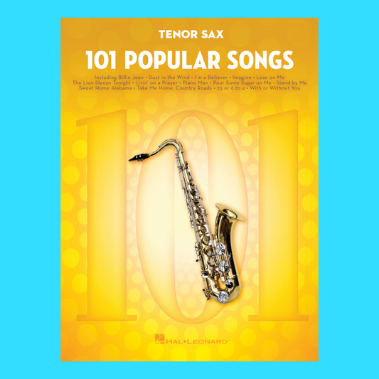 101 Popular Songs For Tenor Saxophone Book