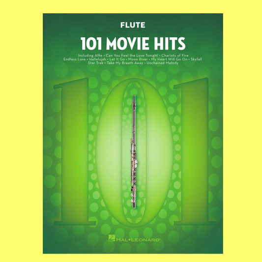 101 Movie Hits For Flute Book