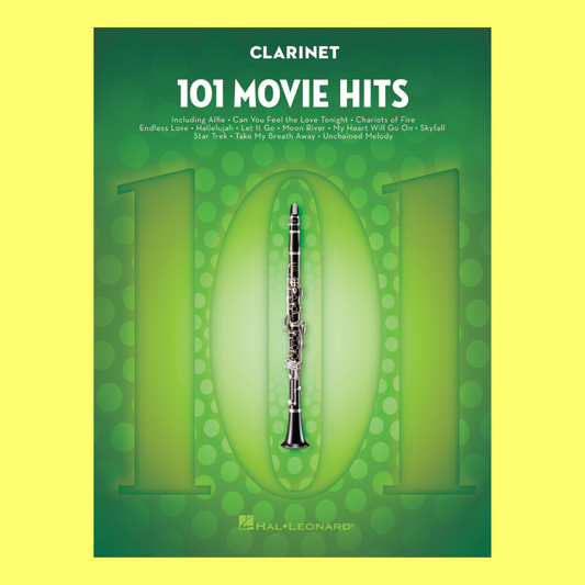 101 Movie Hits For Clarinet Book