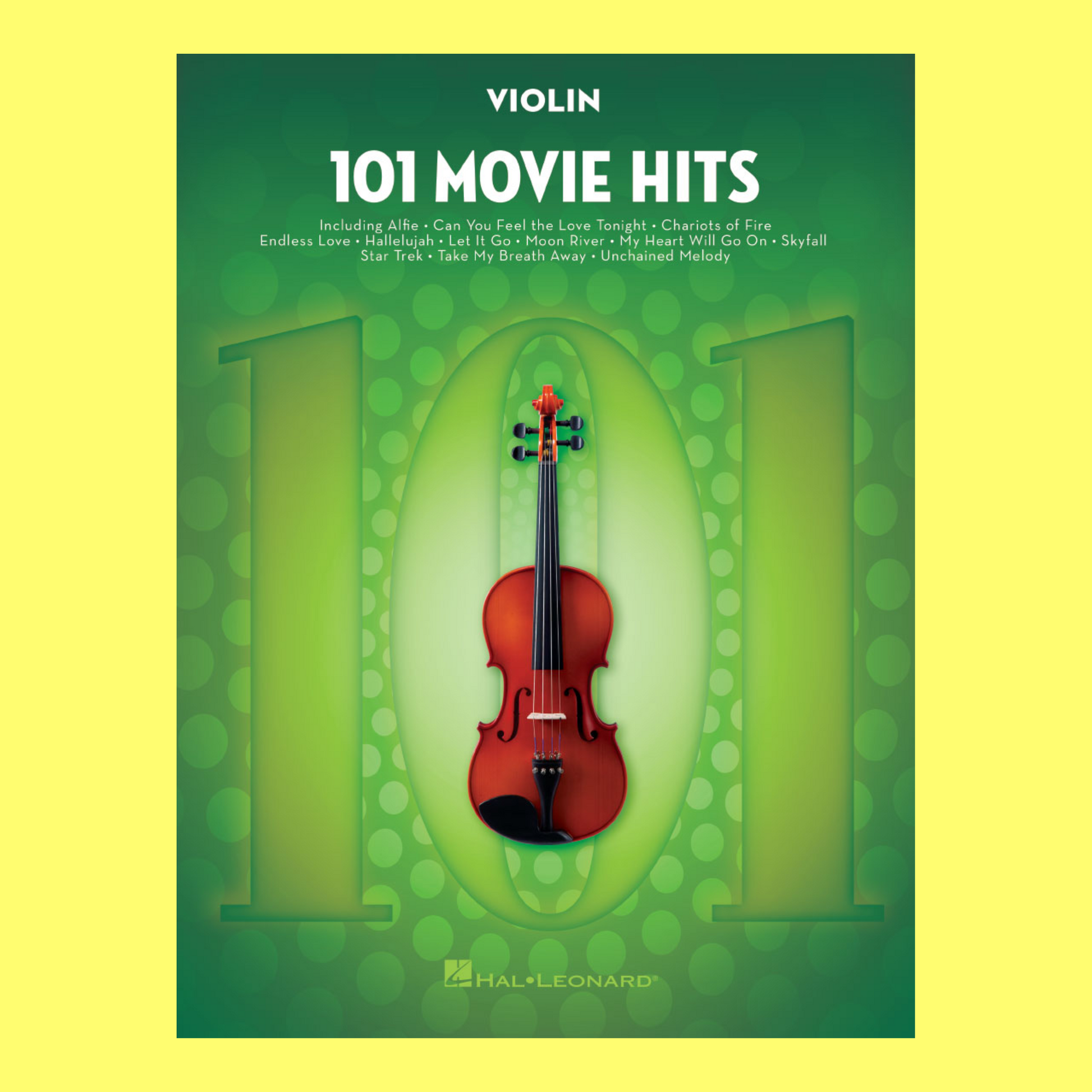 101 Movie Hits For Violin Book