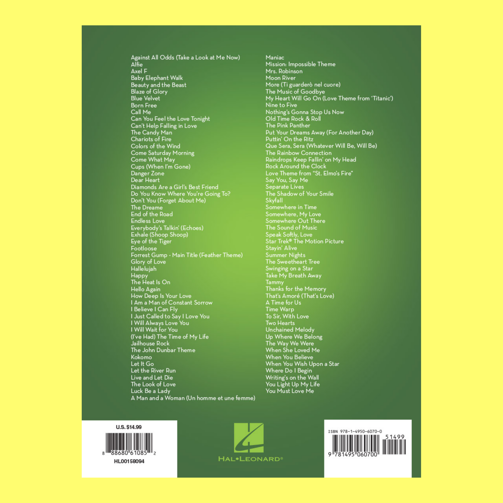 101 Movie Hits For Violin Book