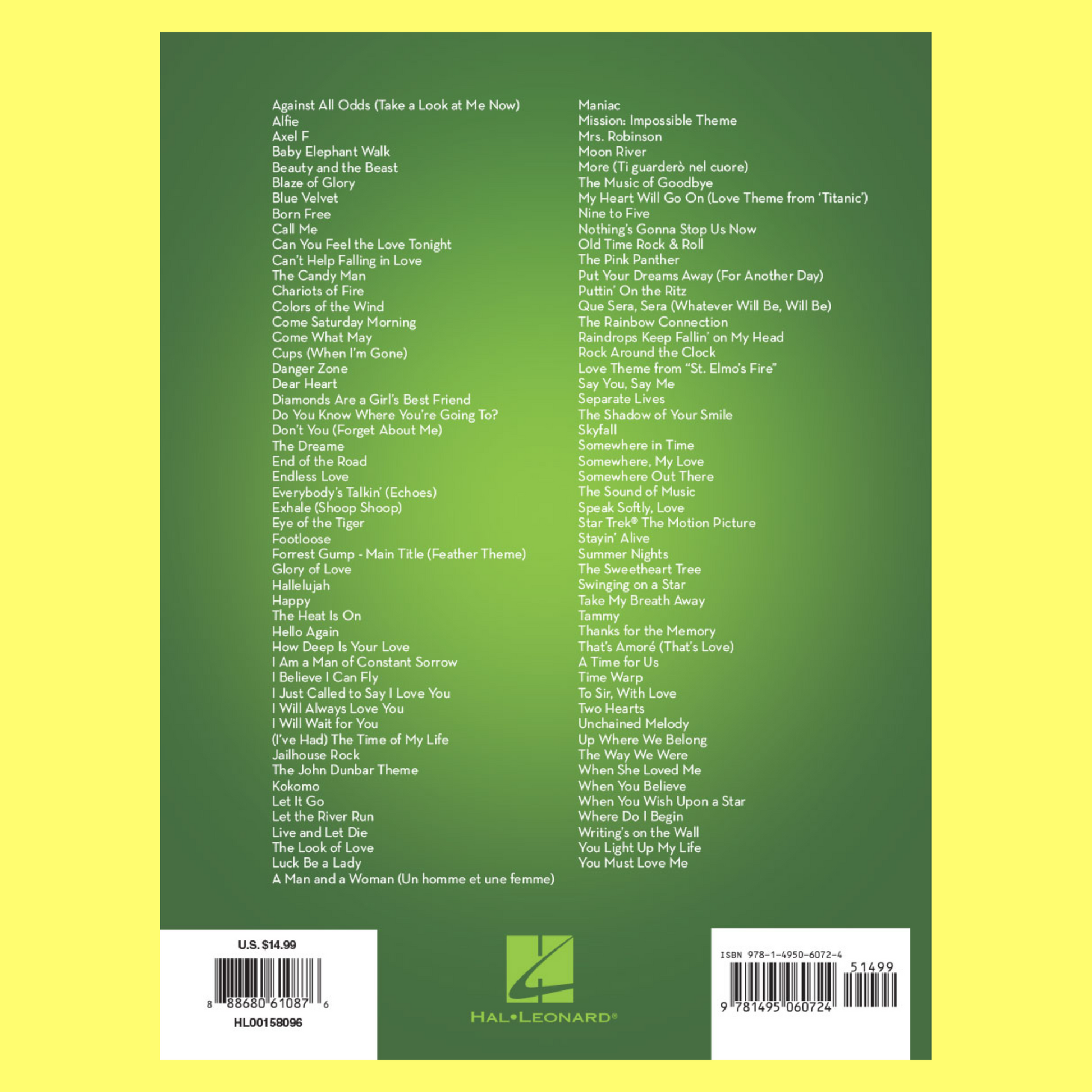 101 Movie Hits For Cello Book