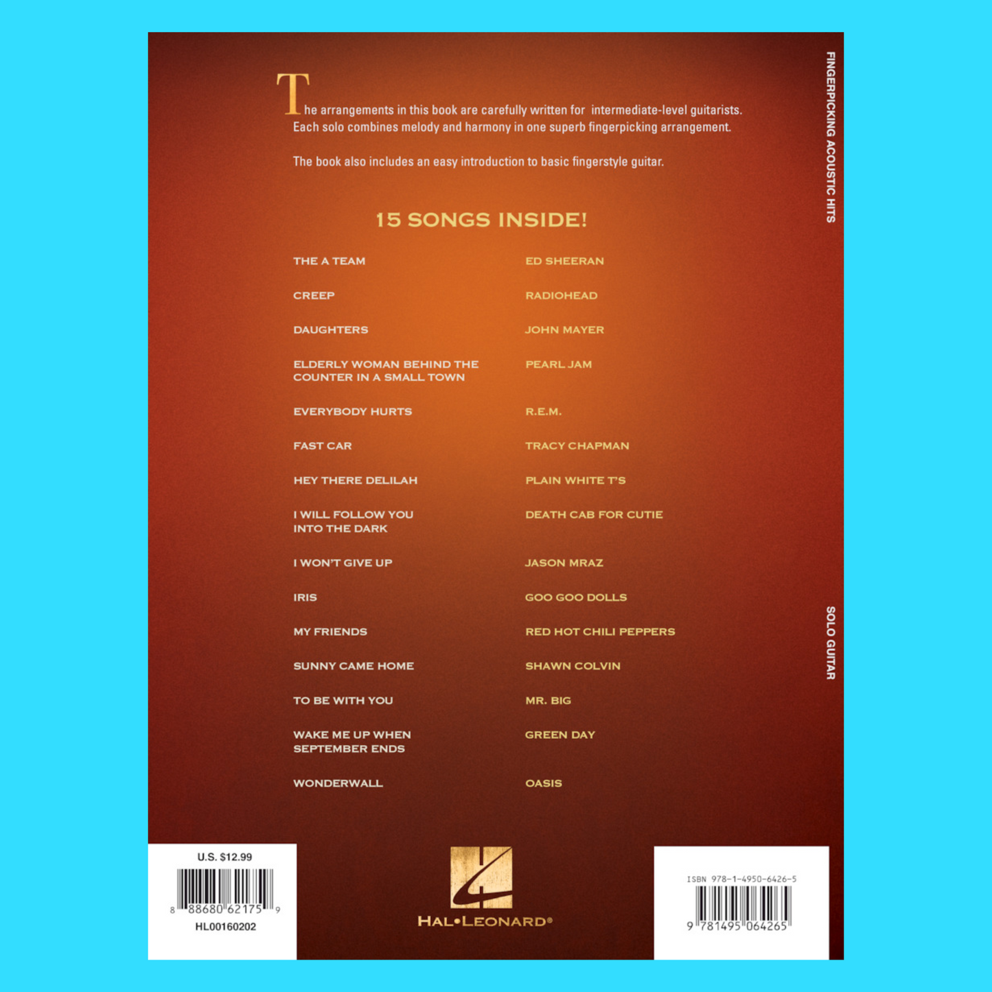 Fingerpicking Acoustic Hits Book