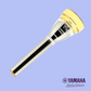 Yamaha Gold Plated Trumpet Mouthpiece - 17C4