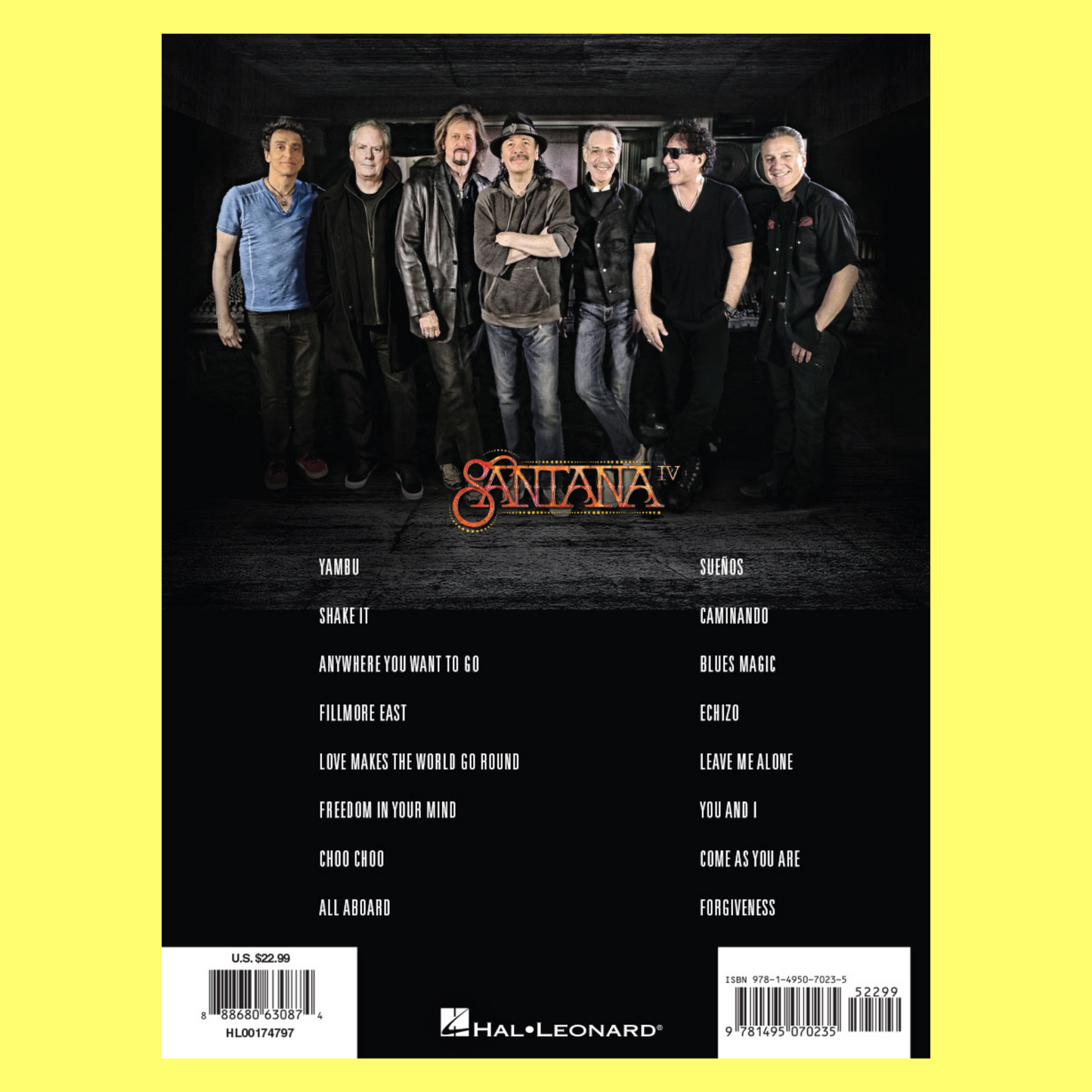 Santana - IV Guitar Tab Book
