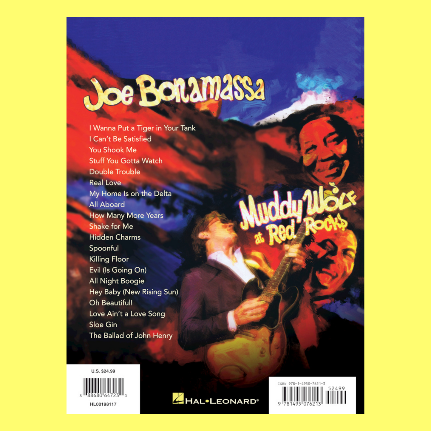Joe Bonamassa - Muddy Wolf At Red Rocks Tab Book