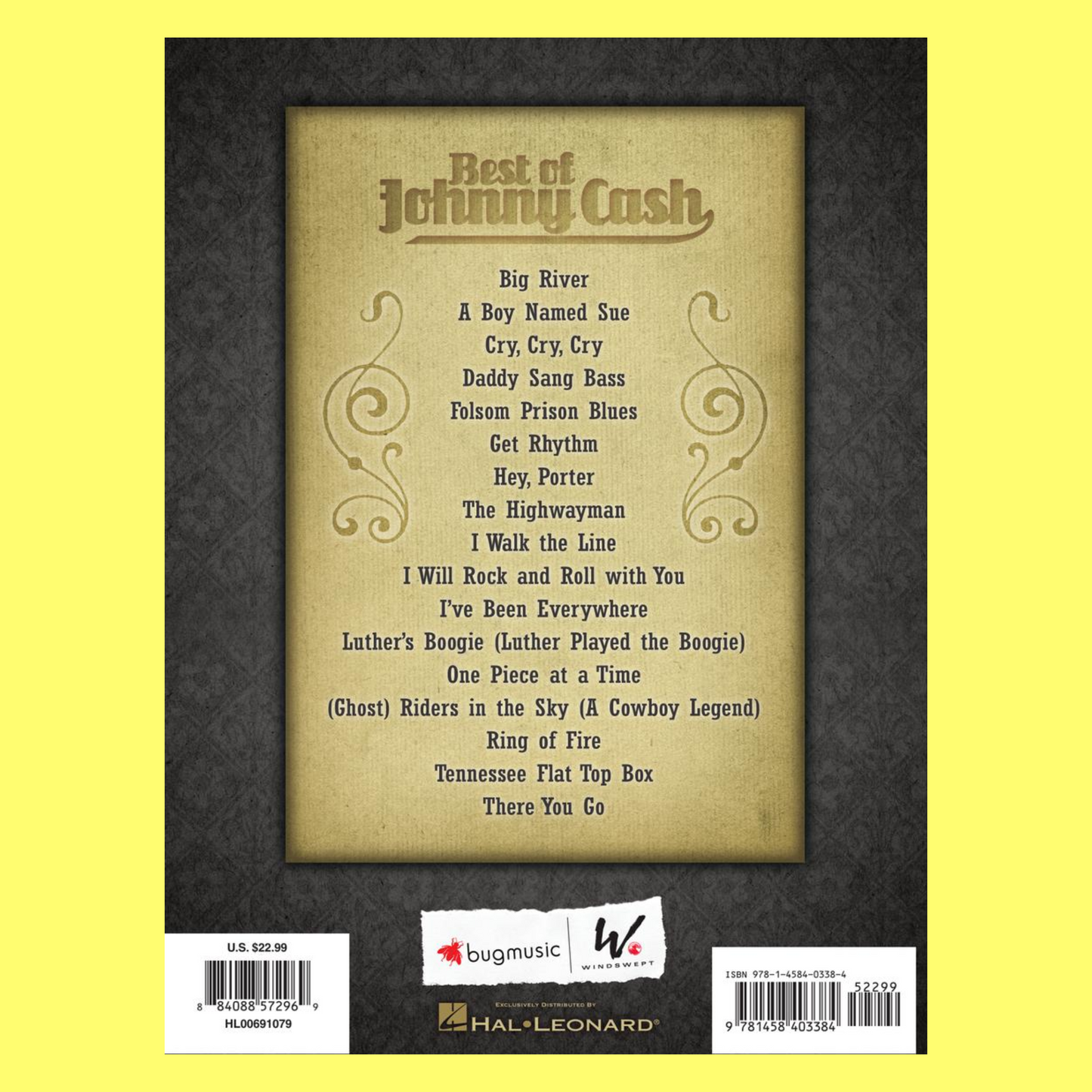 The Best Of Johnny Cash - Guitar Tab Book