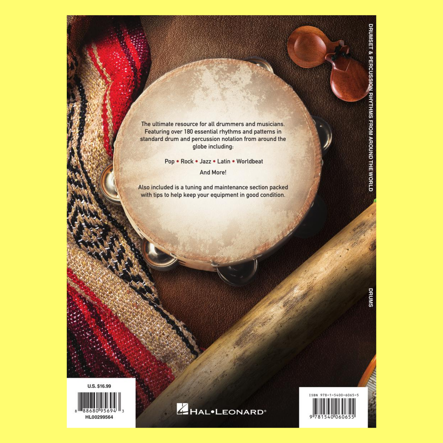 Drumset & Percussion Rhythms from Around the World Book