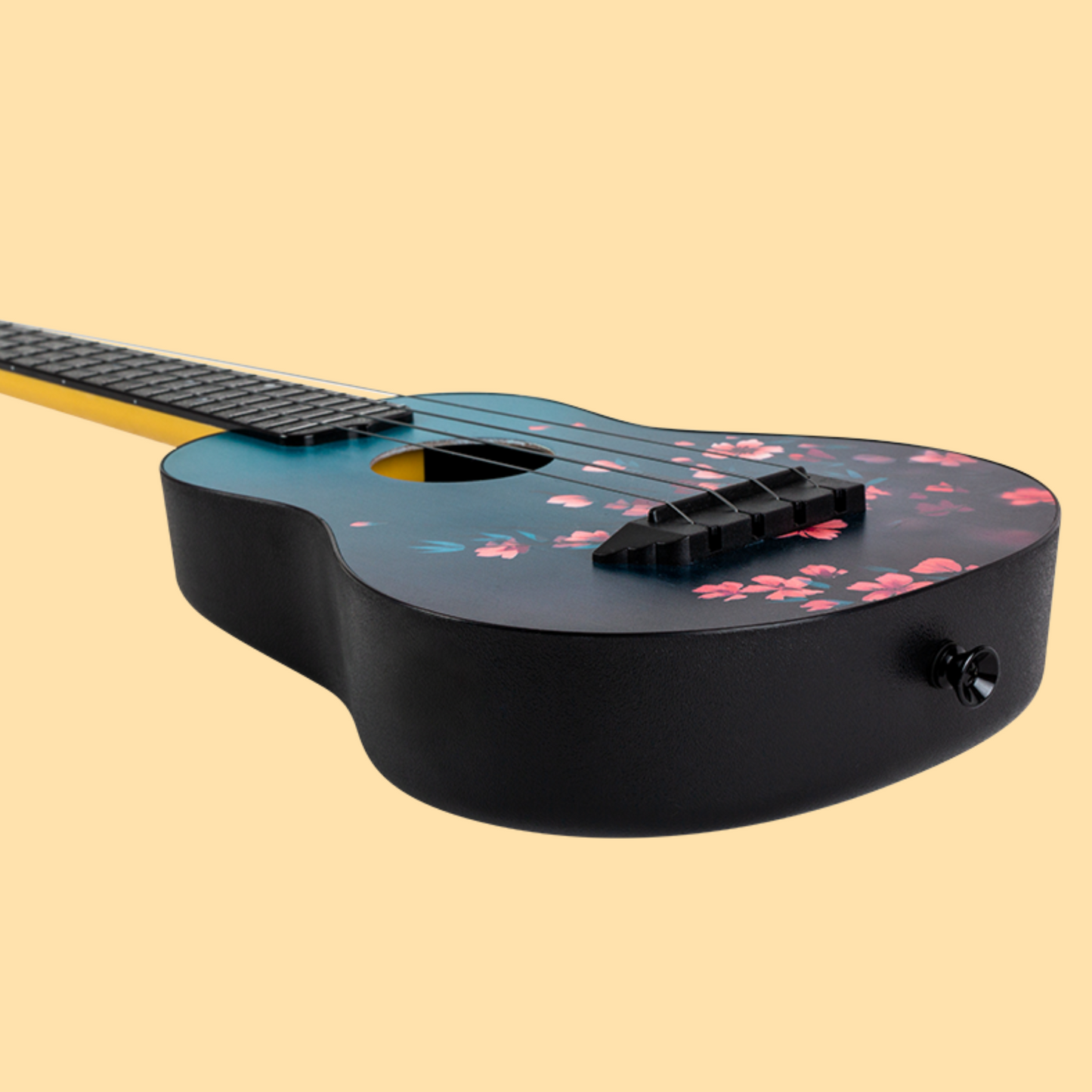 Flight TUSL-32 Sakura ABS Cherry Blossom Travel Concert Soprano Ukulele with Gig Bag