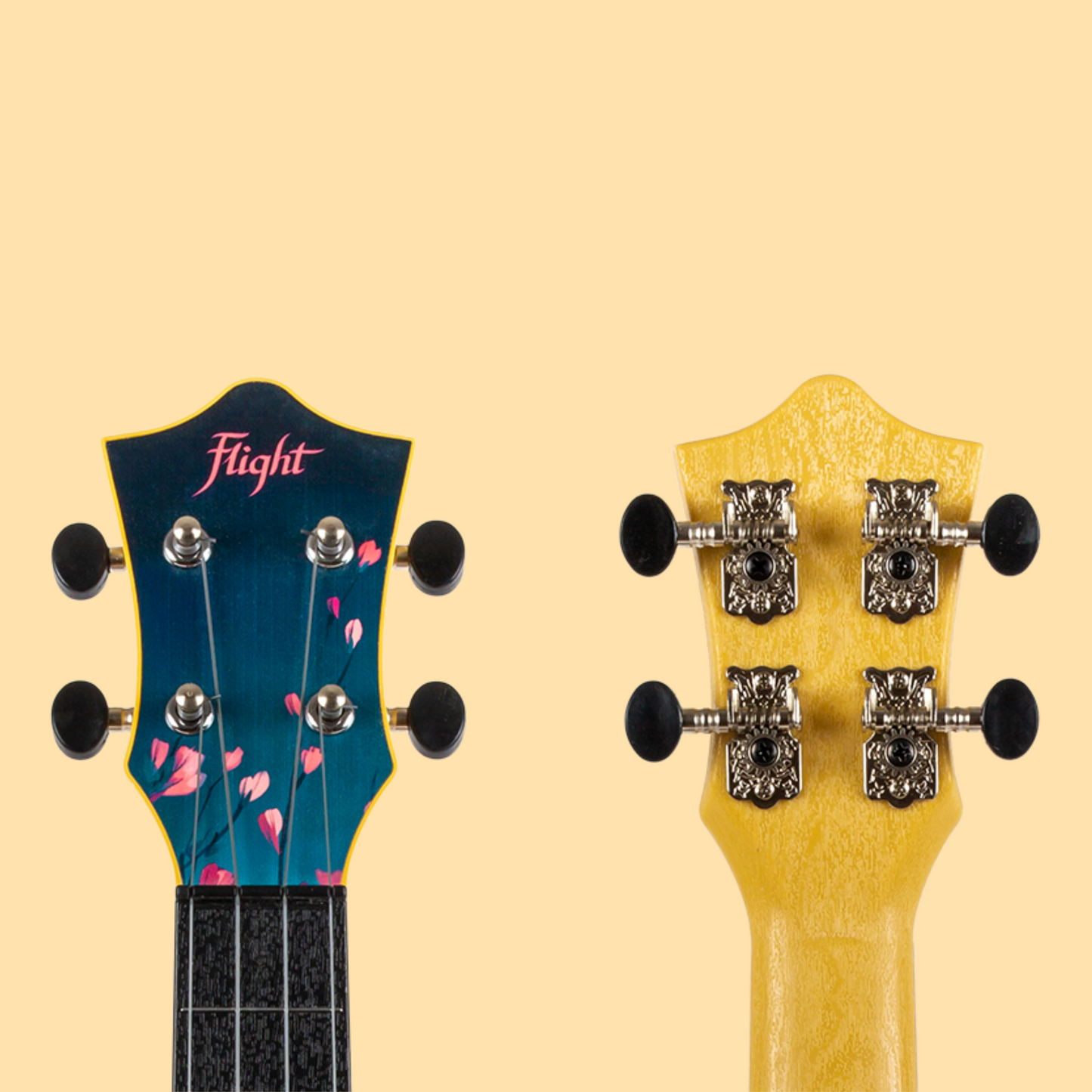 Flight TUSL-32 Sakura ABS Cherry Blossom Travel Concert Soprano Ukulele with Gig Bag