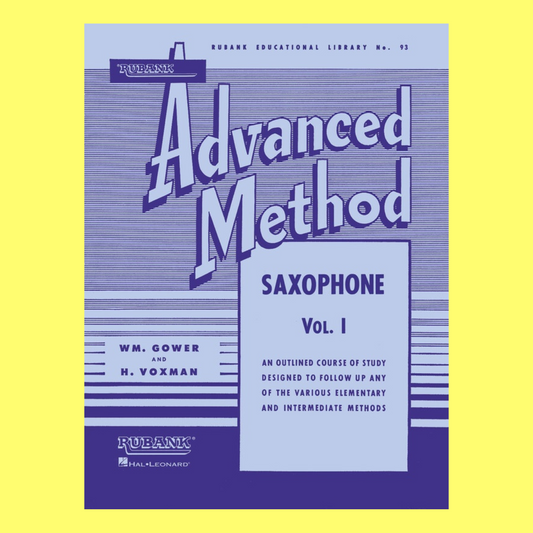 Rubank Advanced Method - Saxophone Volume 1 Book