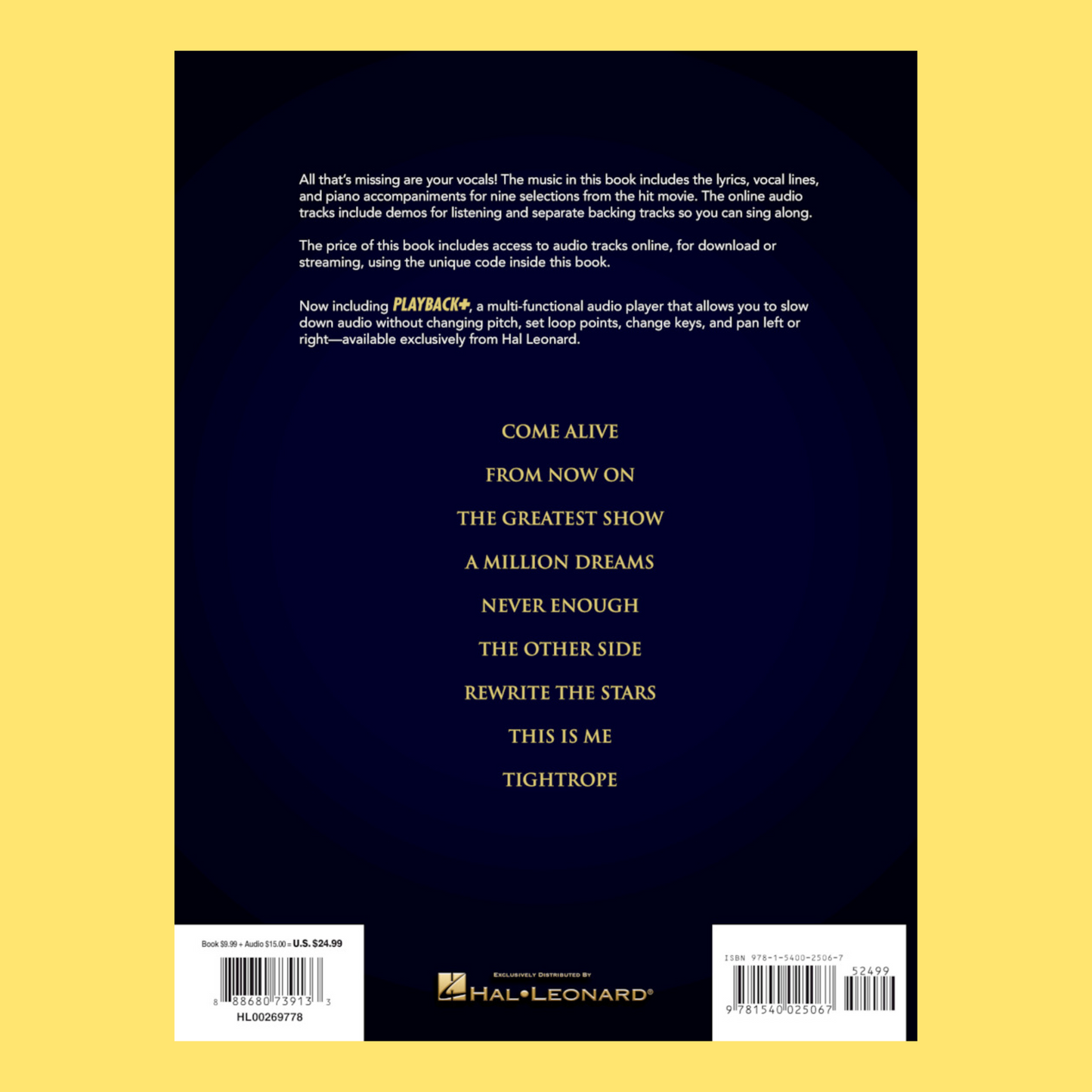 The Greatest Showman - Music Minus One Vocal Book/Ola