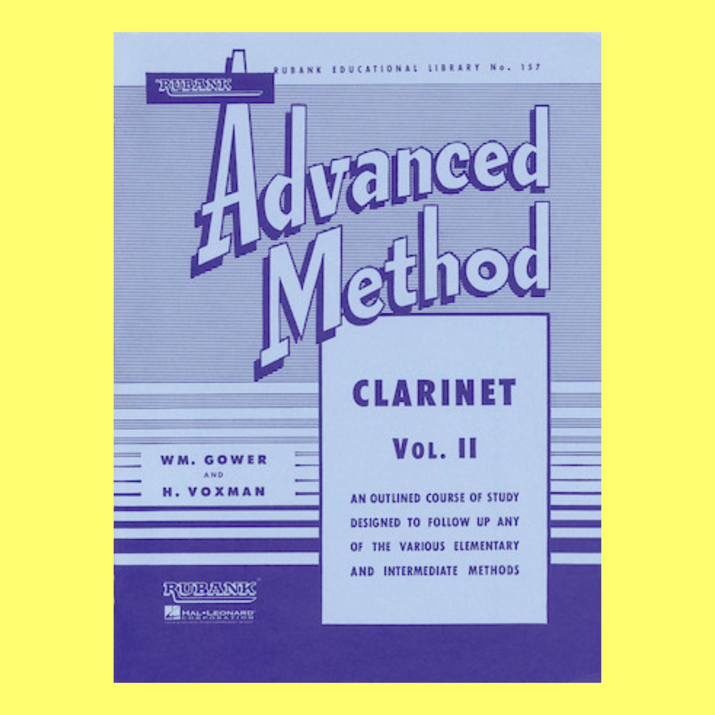 Rubank Advanced Method - Clarinet Volume 2 Book