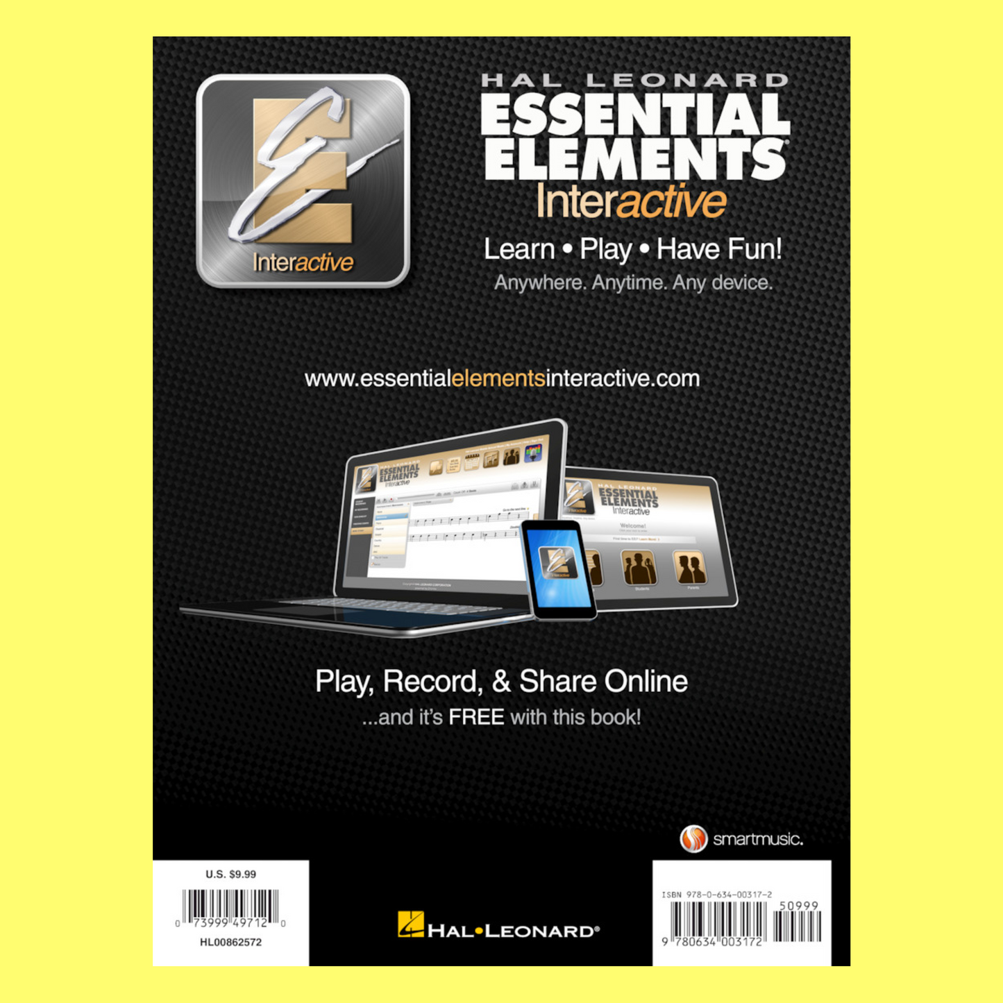 Essential Elements For Band - Alto Saxophone Book 1 (Book & EEi)