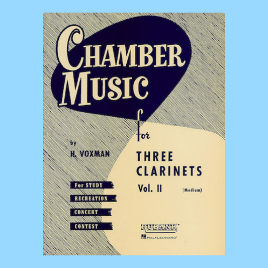 Chamber Music For 3 Clarinets - Volume 2 Book (Medium)