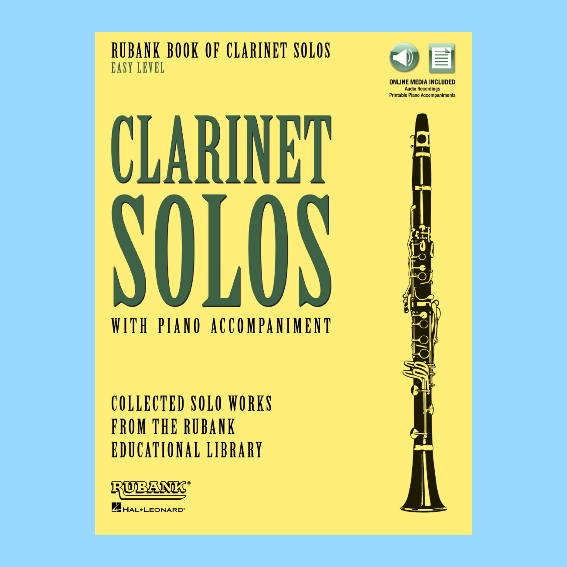 Rubank Book Of Clarinet Solos - Easy Level Book/Olm