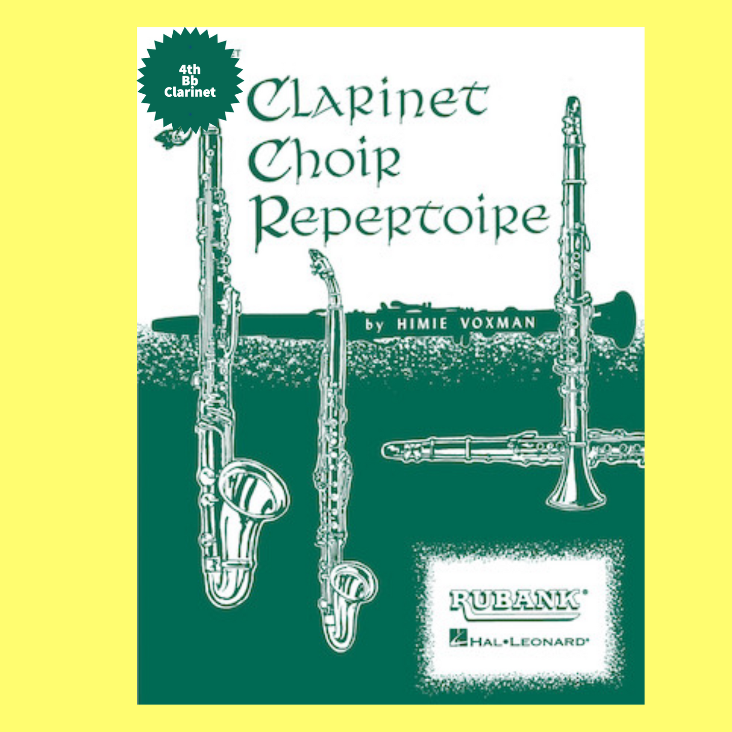 Clarinet Choir Repertoire - 4th Bb Clarinet Part Book