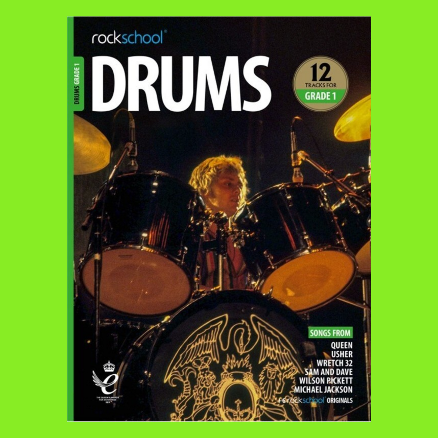 Rockschool Drums - Grade 1 Book/Ola (2018-2024)