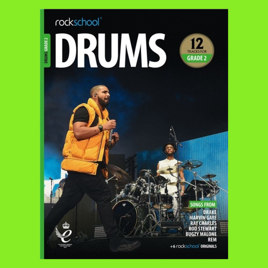 Rockschool Drums - Grade 2 Book/Ola (2018-2024)