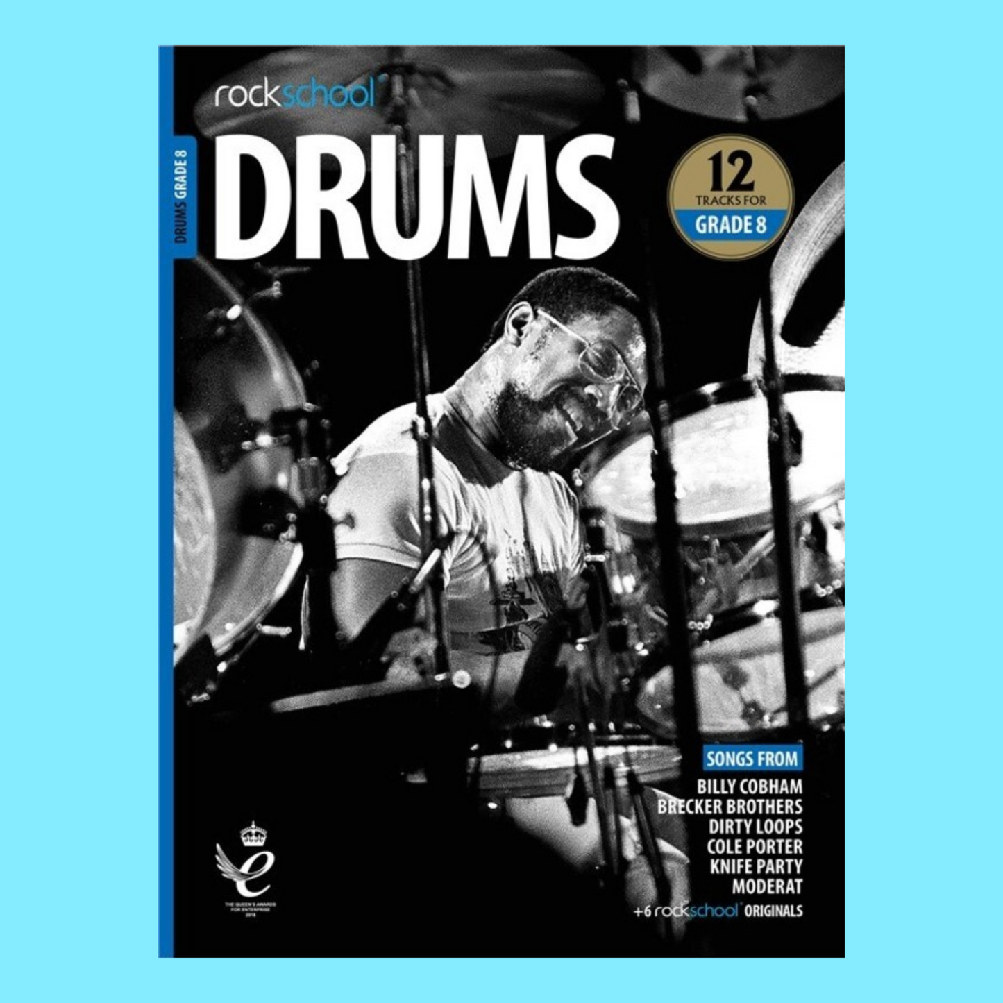 Rockschool Drums - Grade 8 Book/Ola (2018-2024)