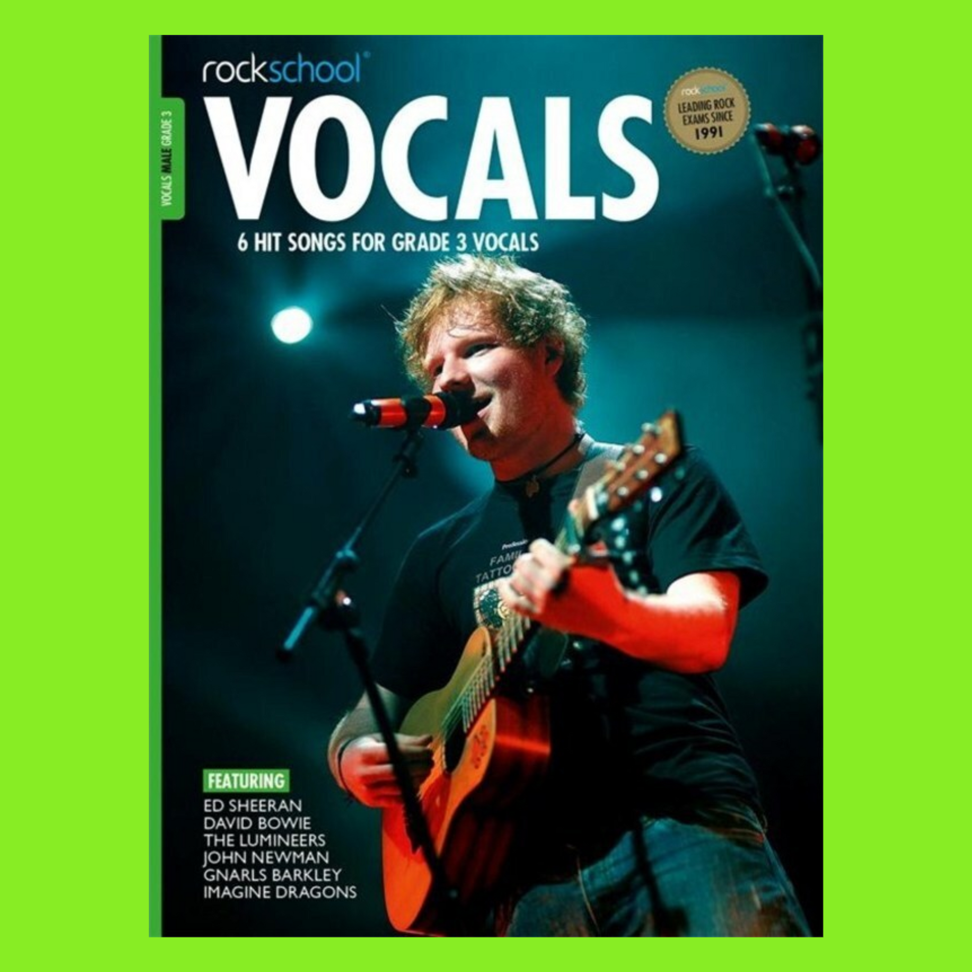 Rockschool Vocals - Grade 3 Male Vocals Book/Ola (2014-2020)