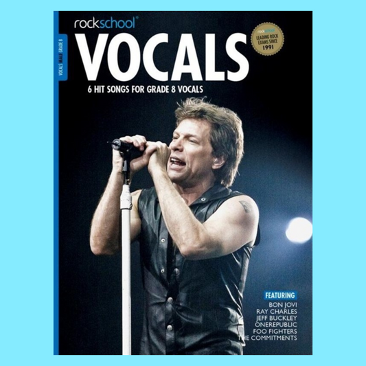 Rockschool Vocals - Grade 8 Male Vocals Book/Ola (2014-2020)