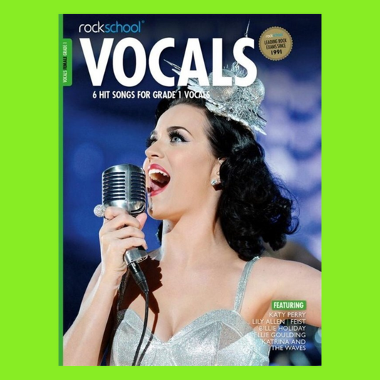 Rockschool Vocals - Grade 1 Female Vocals Book/Ola (2014-2020)