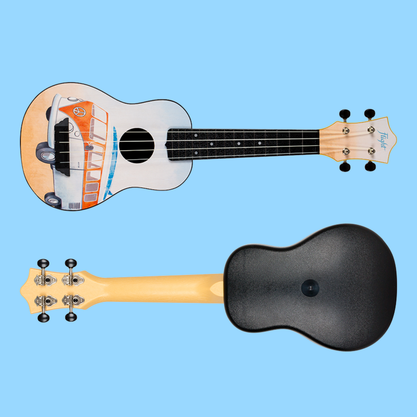 Flight TUS25 - Bus Travel Soprano Ukulele with Gig Bag