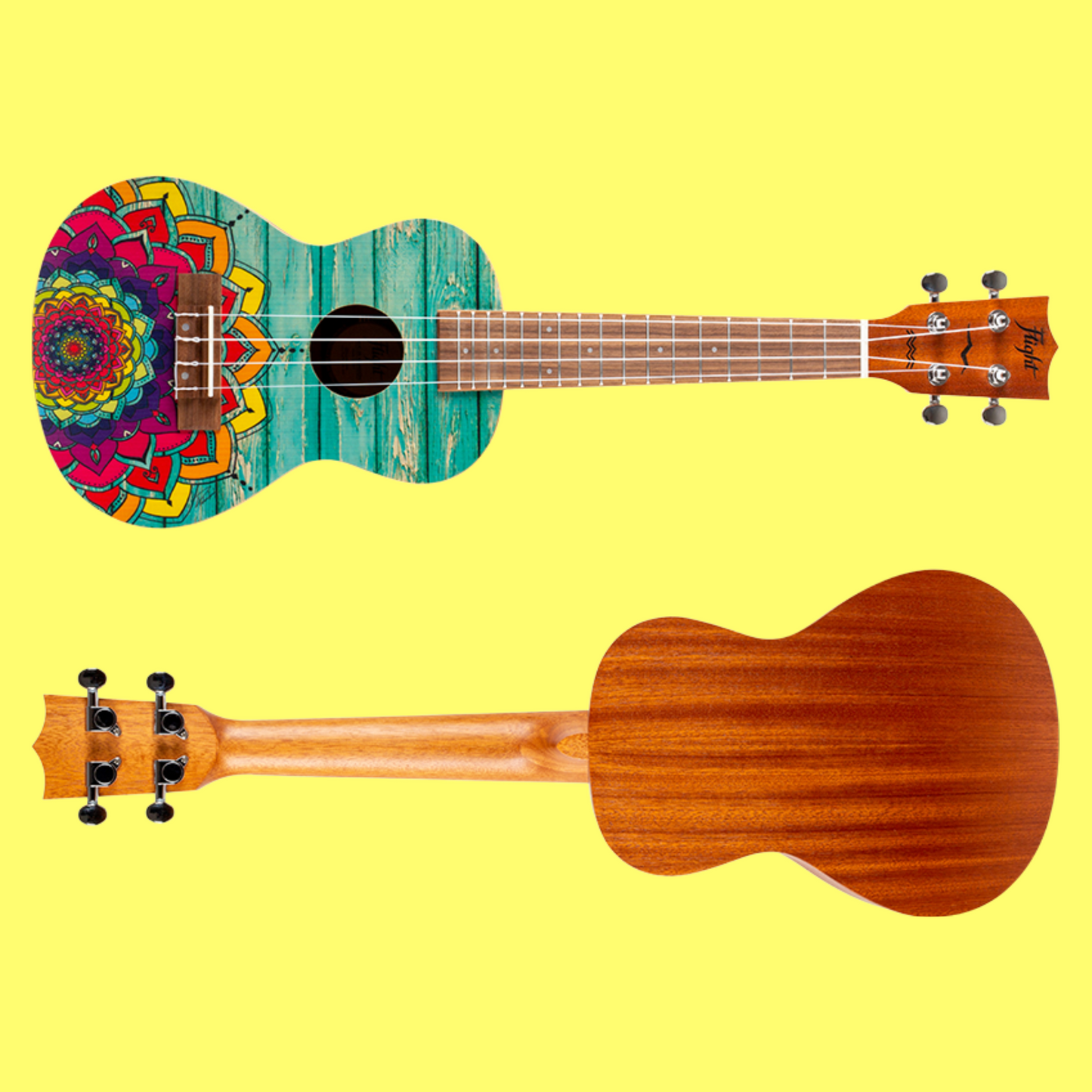 Flight AUC33 - Mansion Mandala Concert Ukulele with Padded Gig Bag