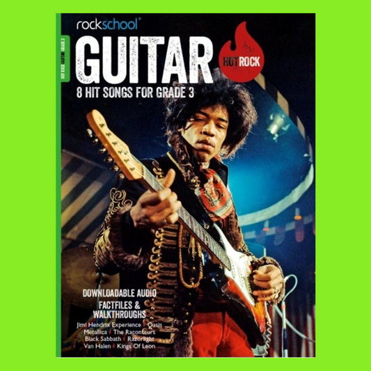 Rockschool - Hot Rock Guitar Grade 3 Book/Ola