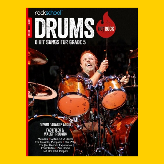 Rockschool - Hot Rock Drums Grade 5 Book/Ola