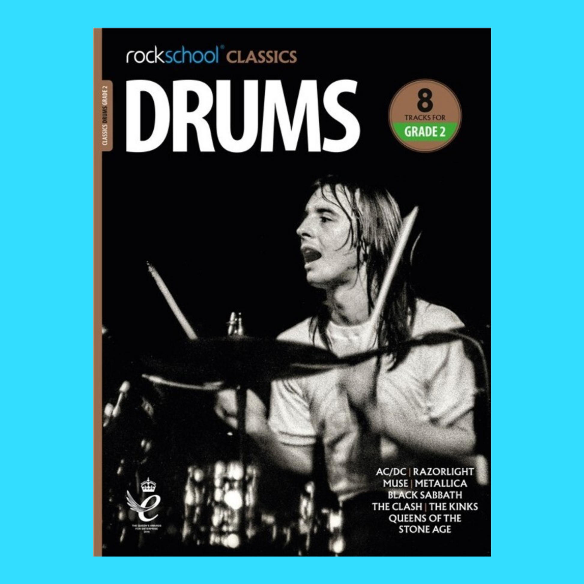 Rockschool Classics Drums - Grade 2 Book/Ola