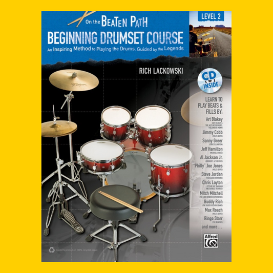 On The Beaten Path - Beginning Drumset Course Level 2 (Book/Cd)